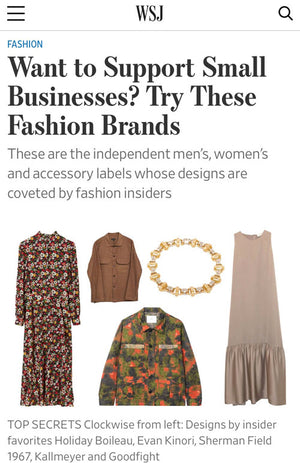 Goodfight - Wall Street Journal - 5 fashion brands that make us want to shop again