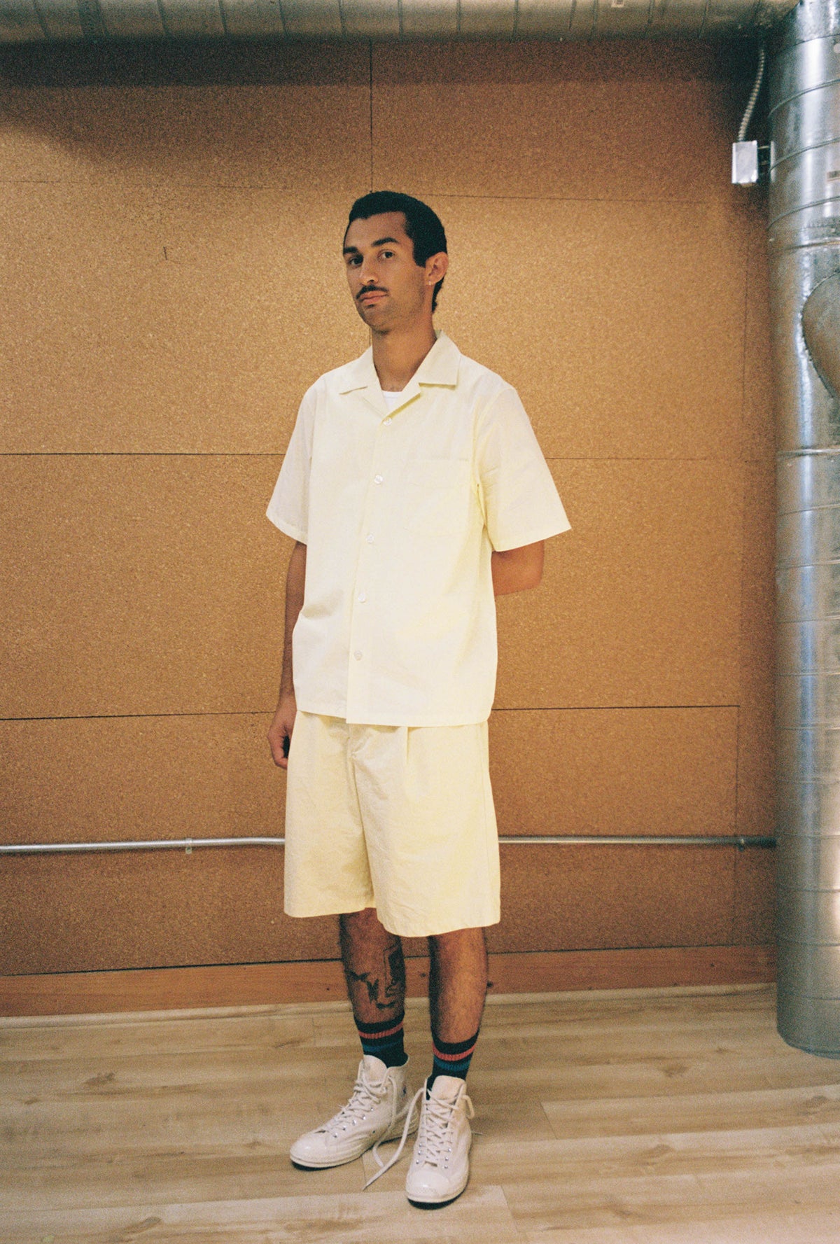 Goodfight Robinson Camp Collar Shirt Yellow