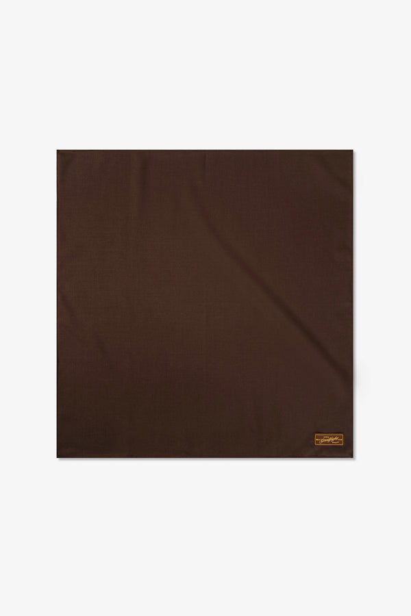 Classic Bandana Brown Wool