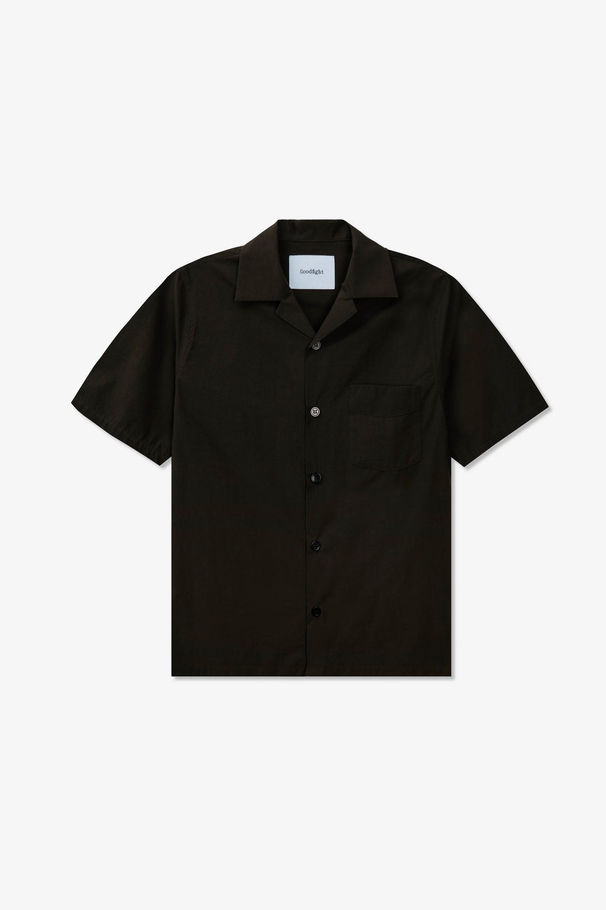 Goodfight Robinson Camp Collar Shirt Brown