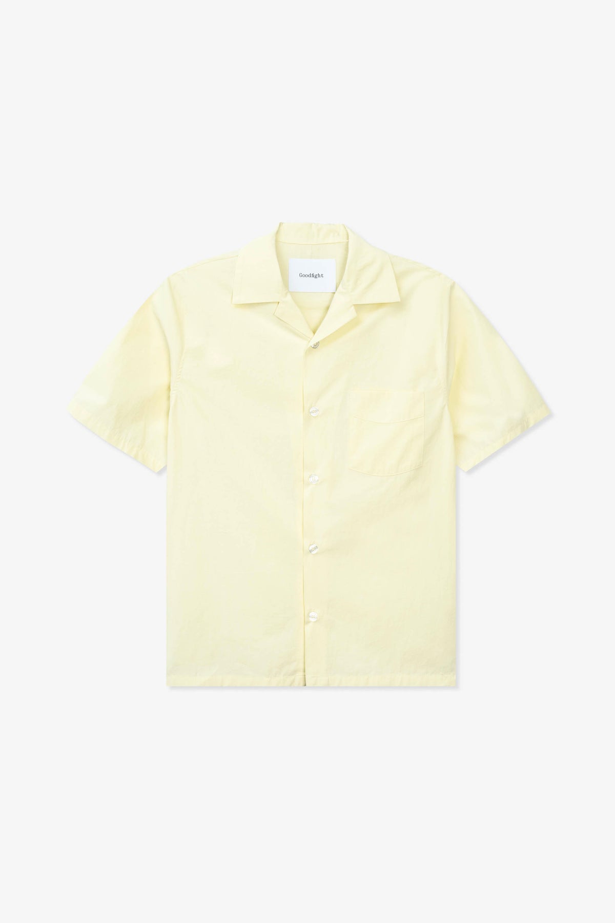 Goodfight Robinson Camp Collar Shirt Yellow