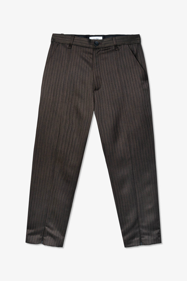 Goodfight x A&P Artifact Zip Split Front Trouser Brown