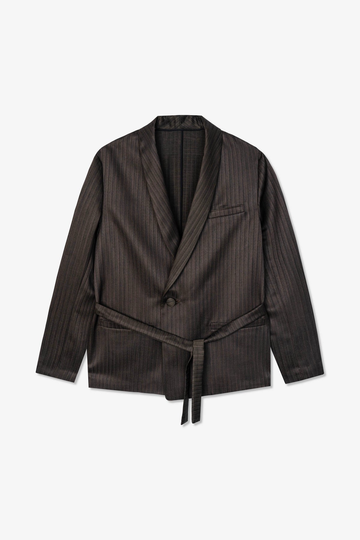 Goodfight x A&P Artifact Unstructured Blazer Brown