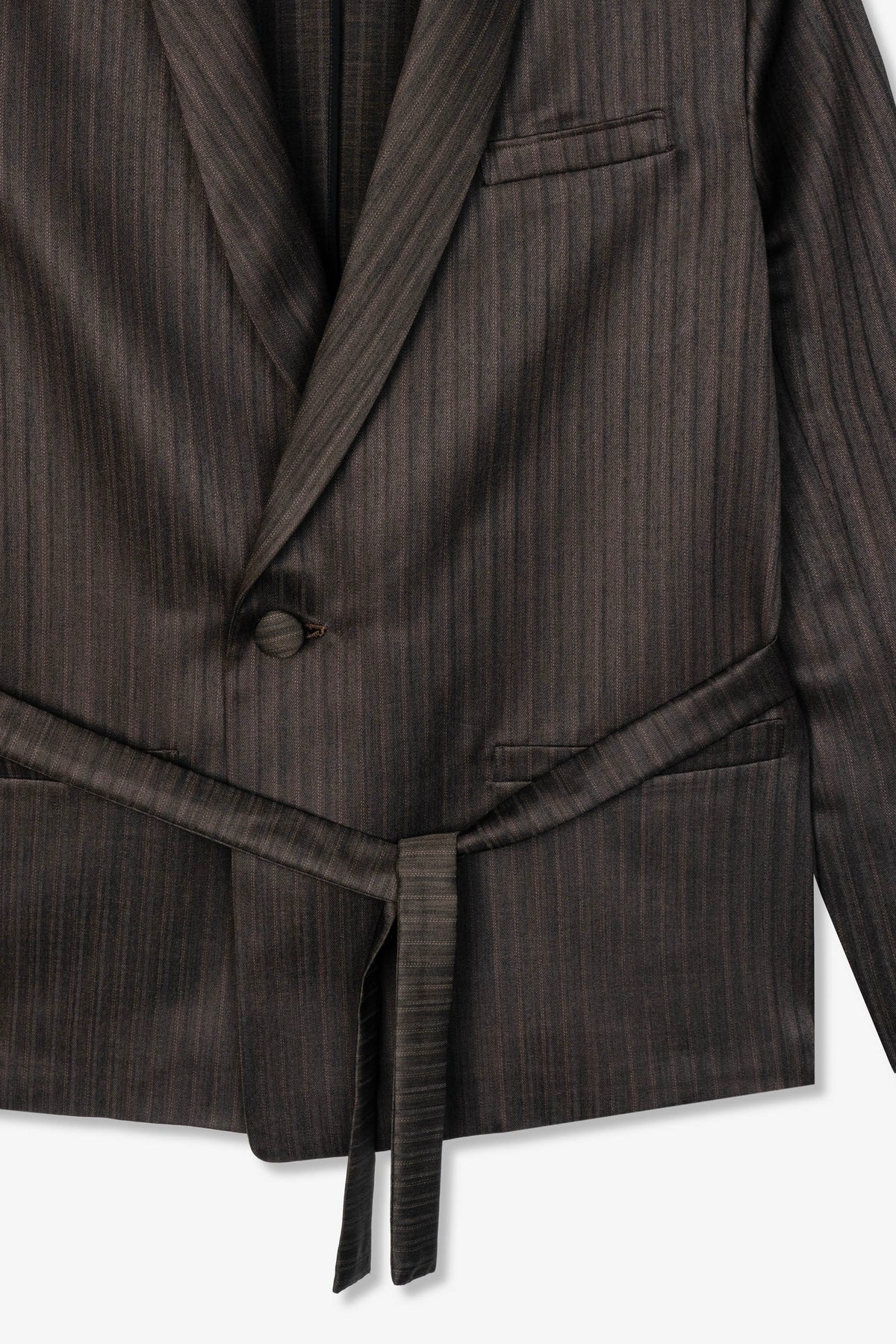 Goodfight x A&P Artifact Unstructured Blazer Brown