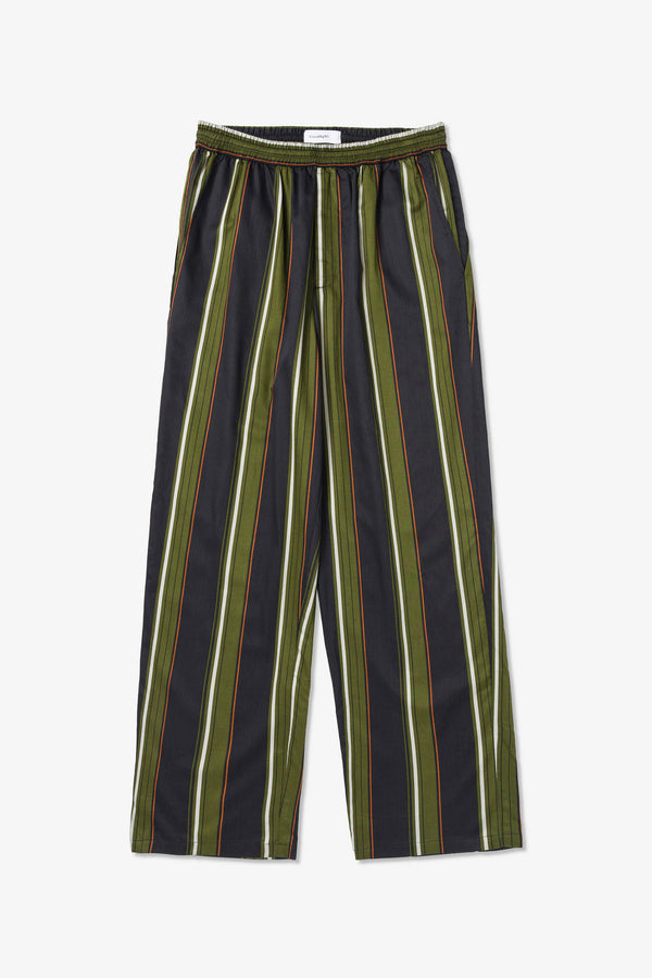 Goodfight x A&P Sleep Armor Pajama Pant Green Stripe