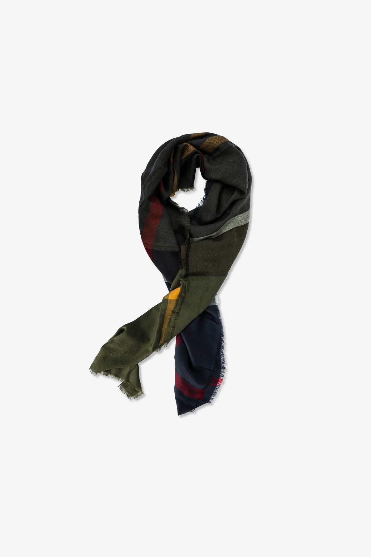 Goodfight for Barbour Saffron Tartan Scarf
