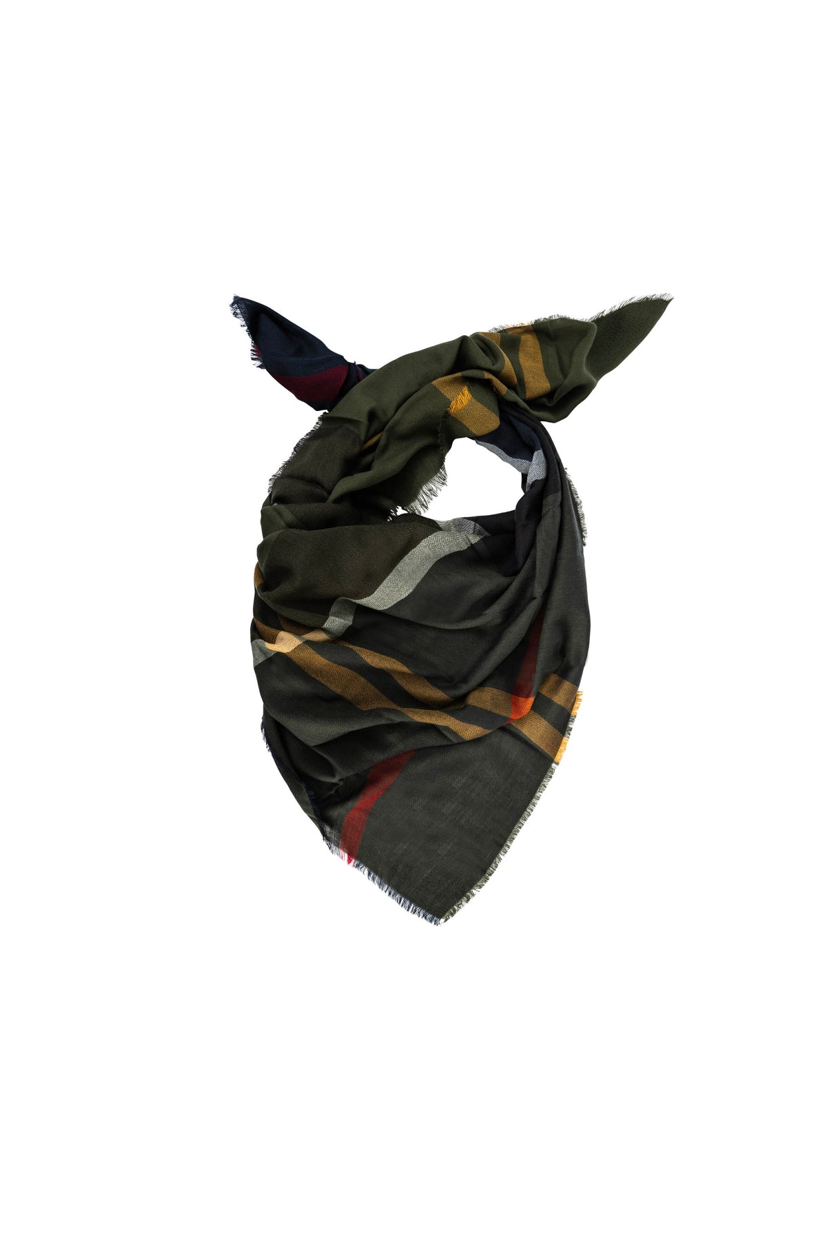 Goodfight for Barbour Saffron Tartan Scarf