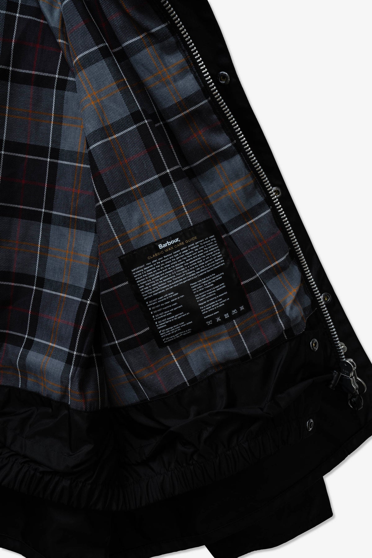 Goodfight for Barbour OS Transport Wax Jacket Black