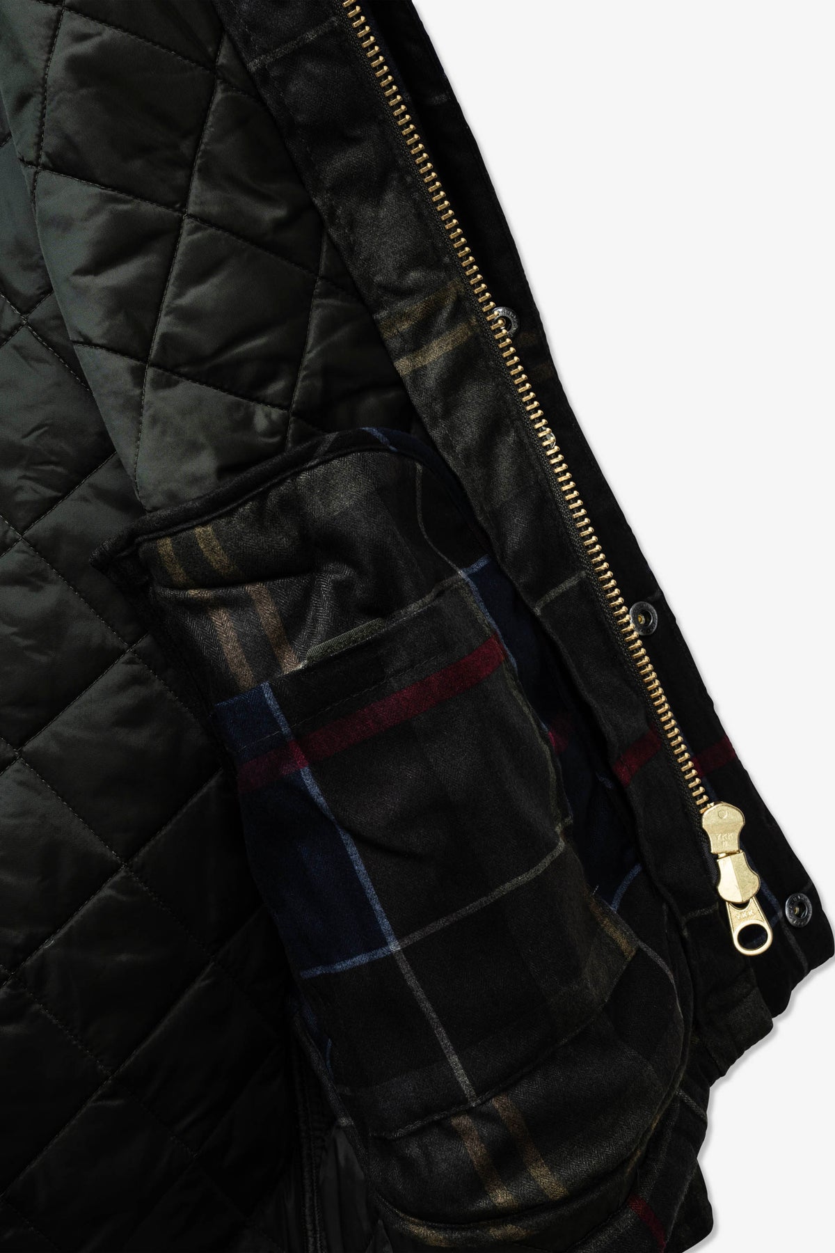 Goodfight for Barbour Tartan Transport Quilted