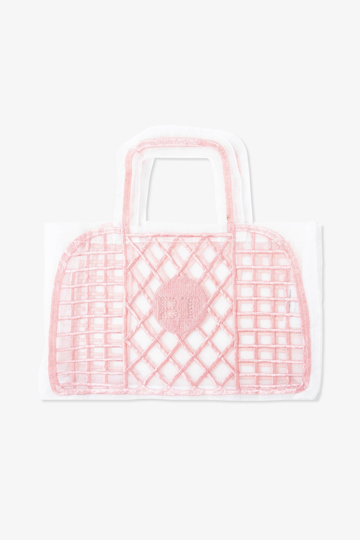 Brigitte Tanaka Plastic Pink Small Organza Bag