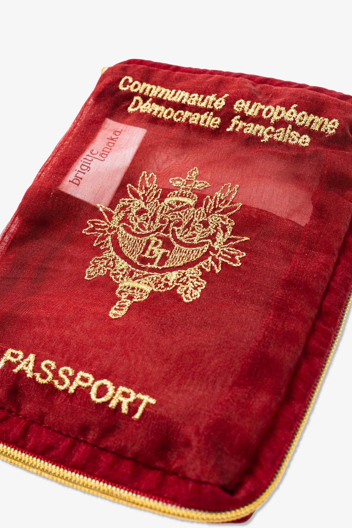 Brigitte Tanaka French Passport Organza Pouch