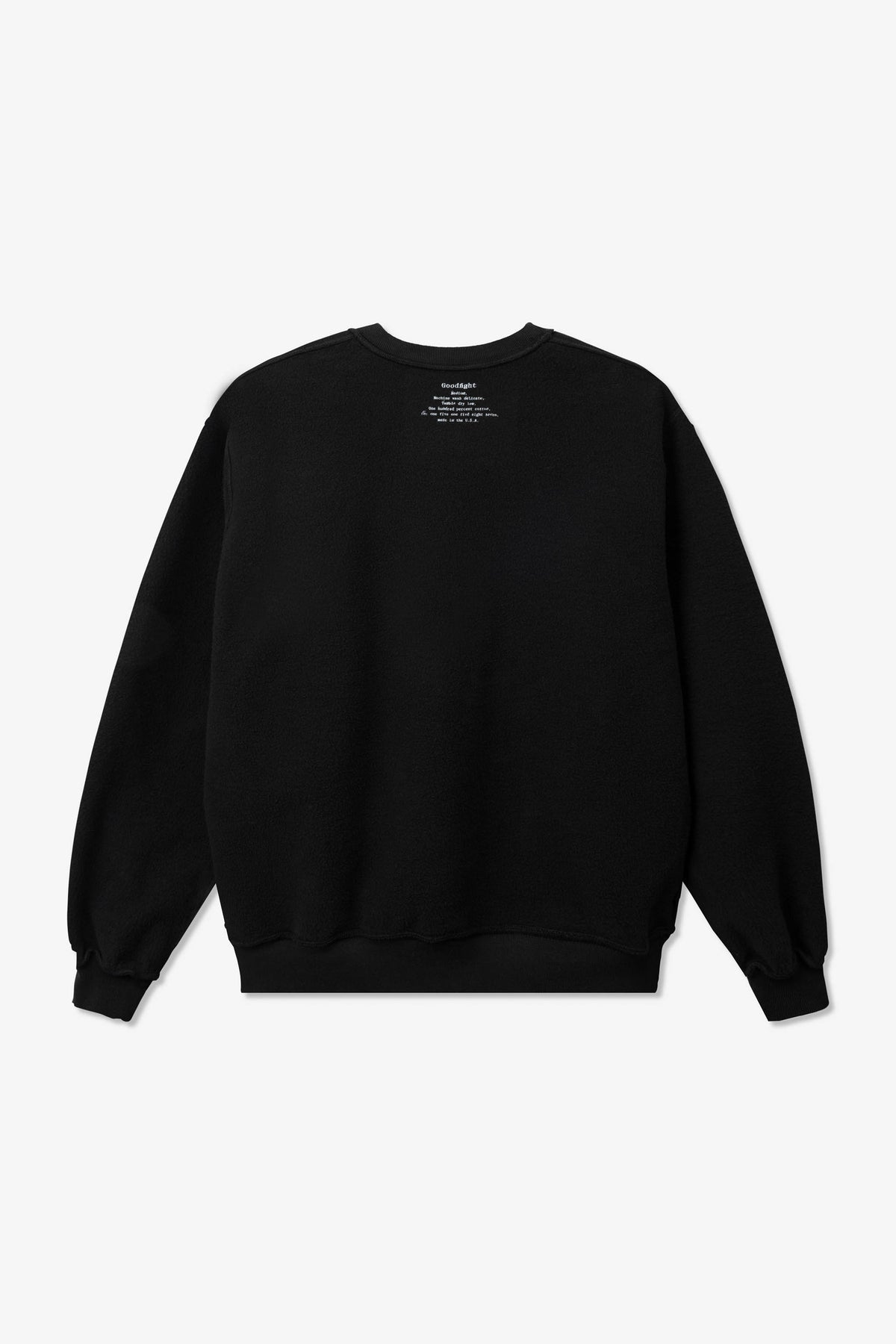 Goodfight Lakeside Pullover Reversible Sweatshirt Black