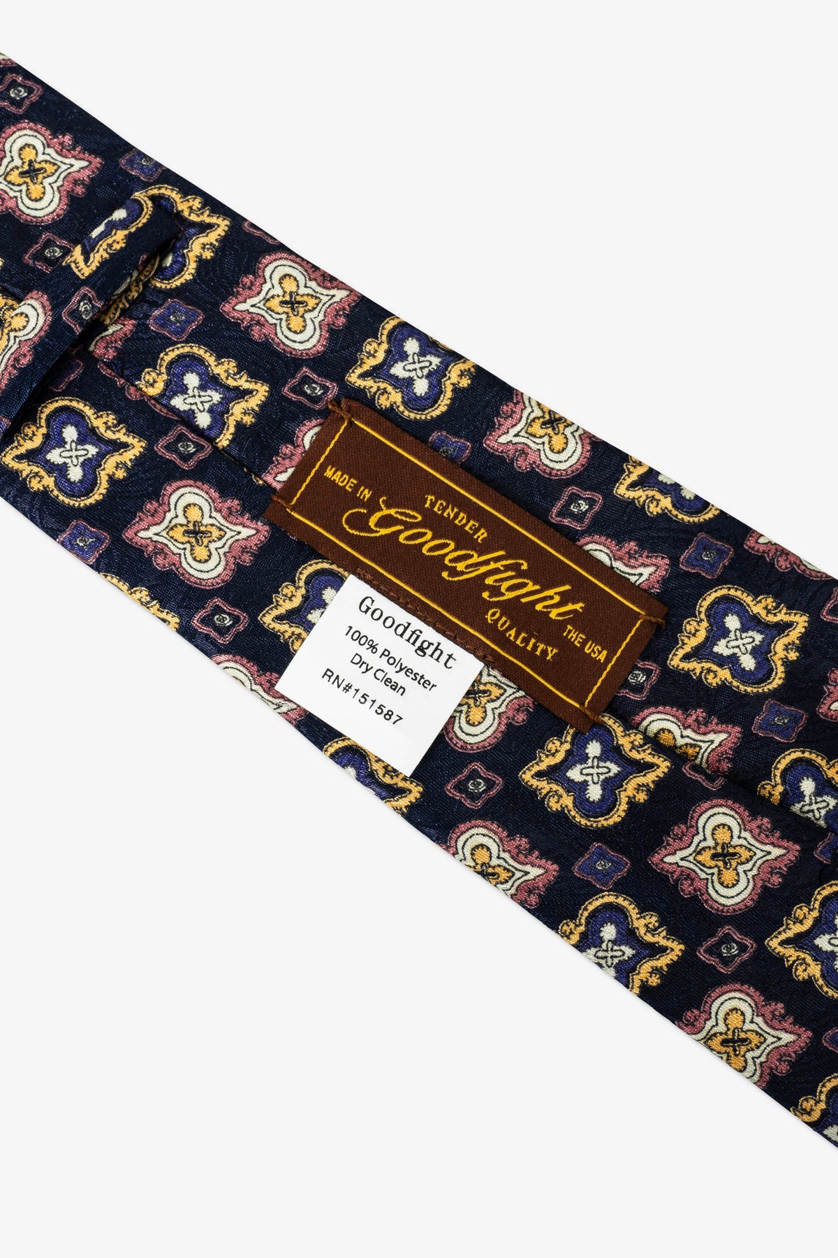 Goodfight Club Tie Purple Fleur