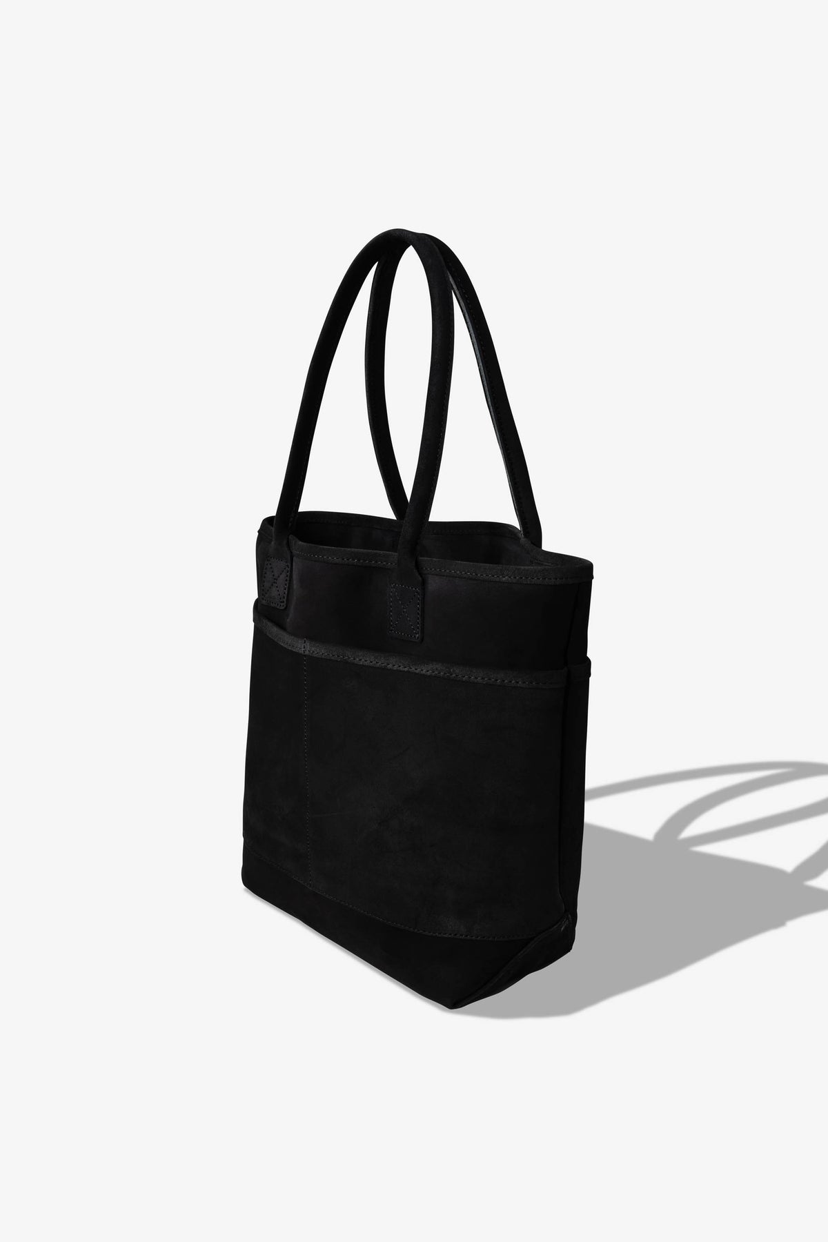 Good Tote Suede Leather Black
