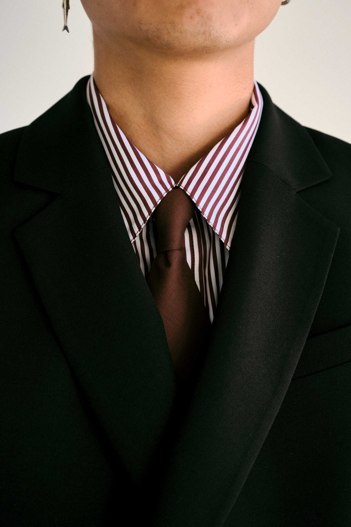 Goodfight Club Tie Brown Wool