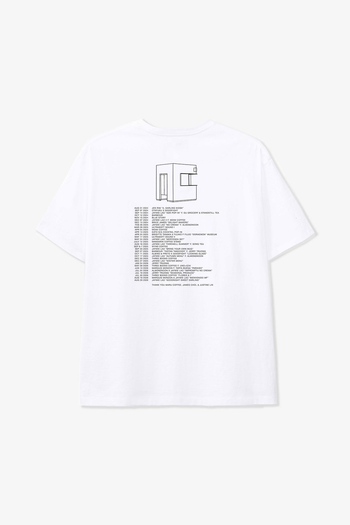 Goodfight A. Darling Kiosk Tour Tee White