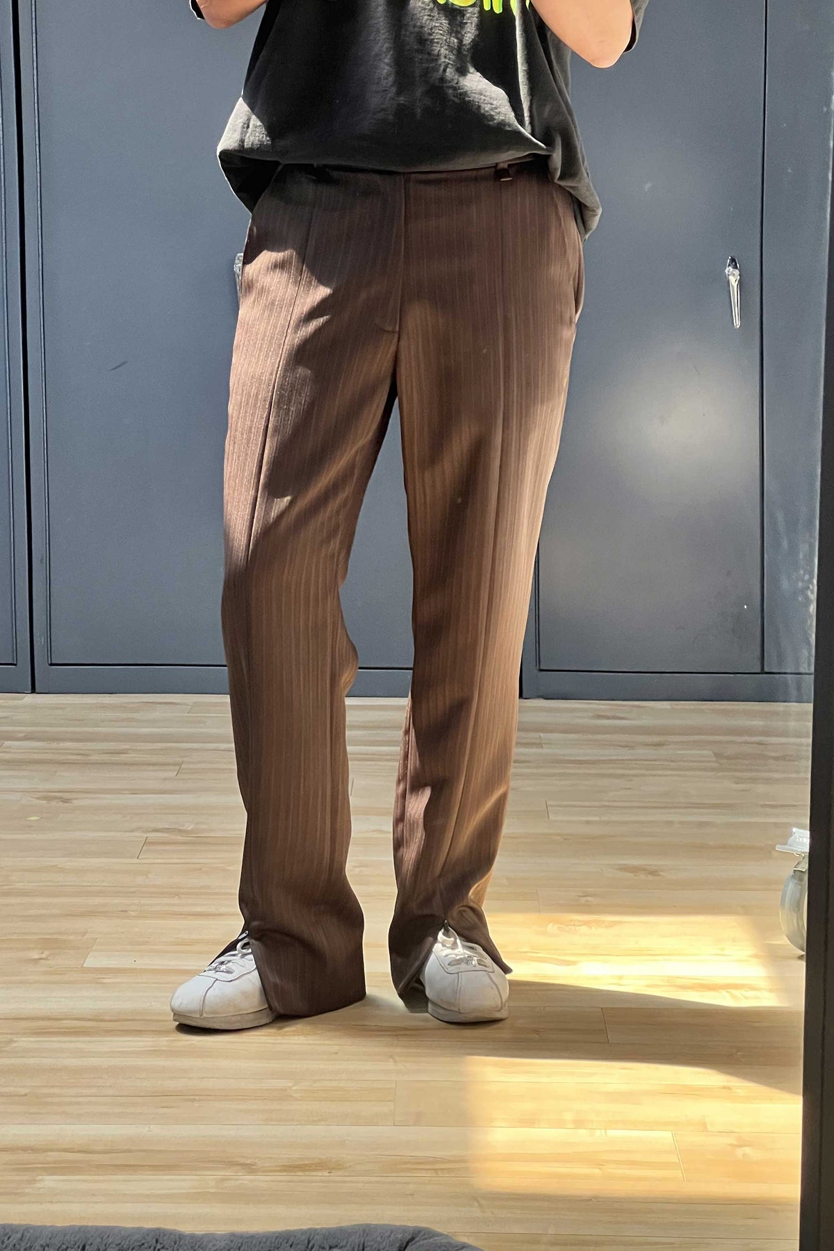 Goodfight x A&P Artifact Zip Split Front Trouser Brown