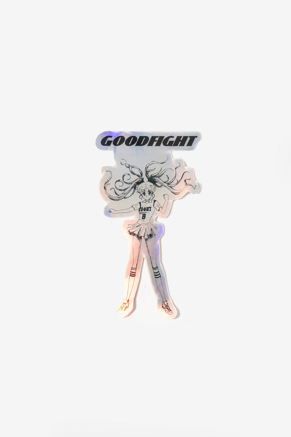 Goodfight Power Girl Sticker Holographic